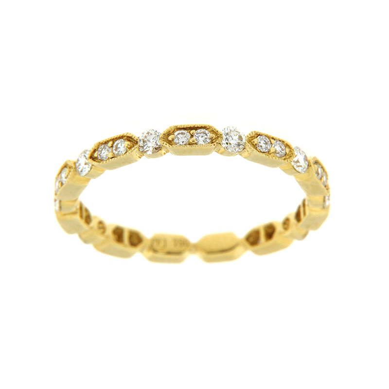 Vintage Style Eternity Band J Vair Anderson Jewellers