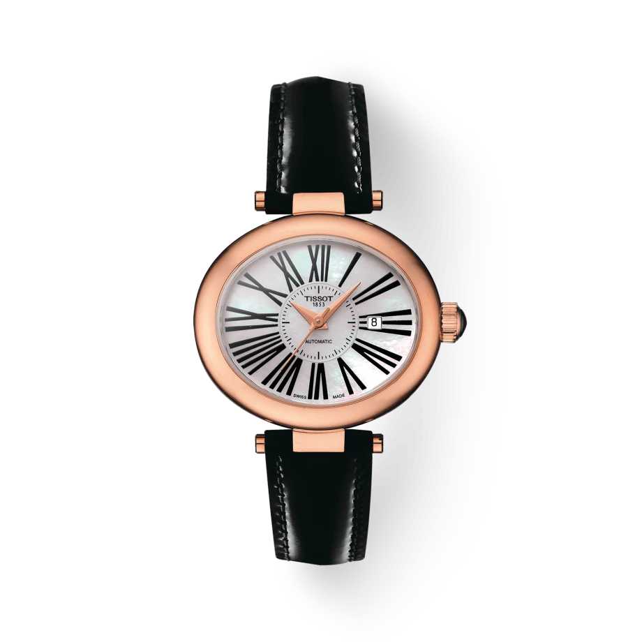 Tissot rose dream online 18k gold