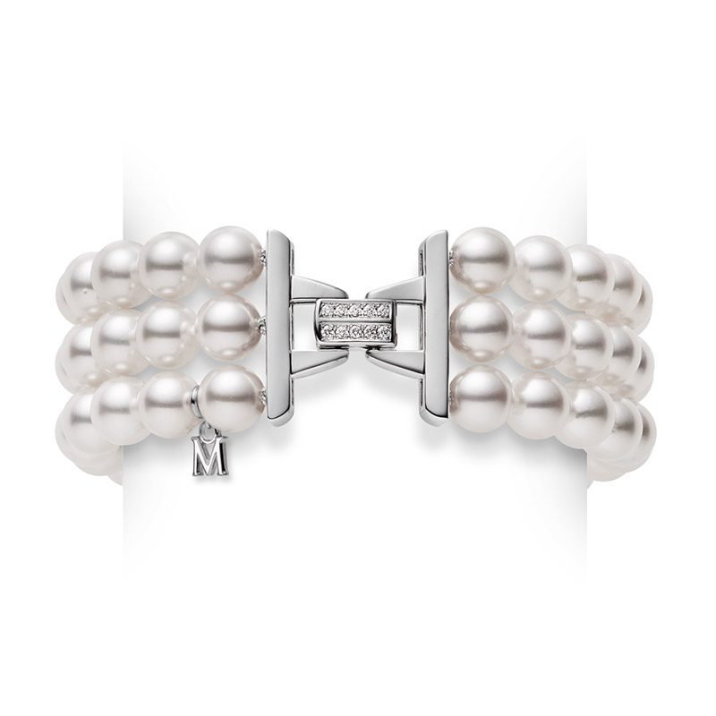 Mikimoto triple discount strand