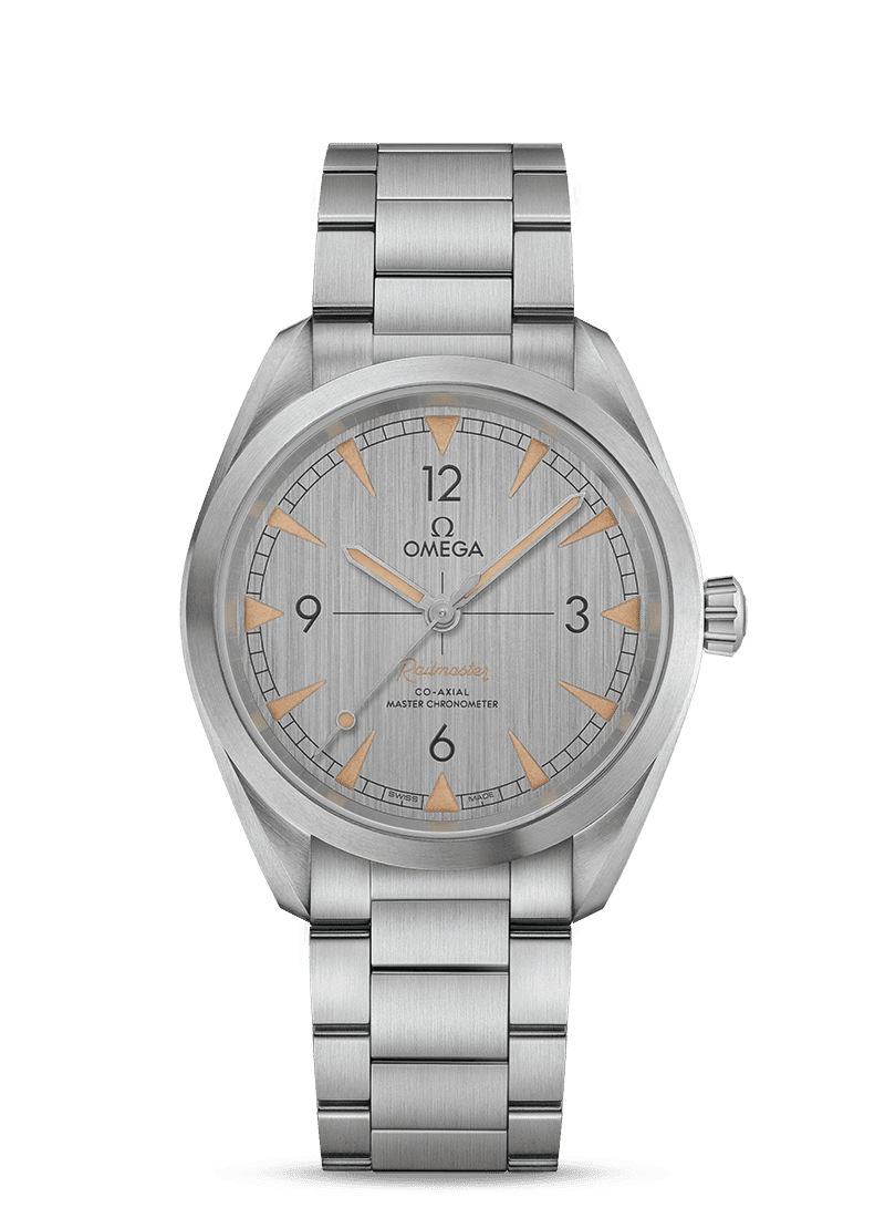 Omega railmaster silver clearance dial