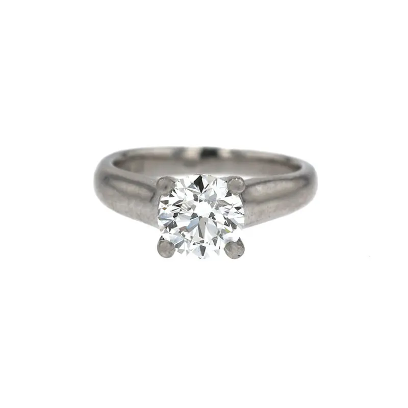 Platinum solitaire 2025 diamond rings