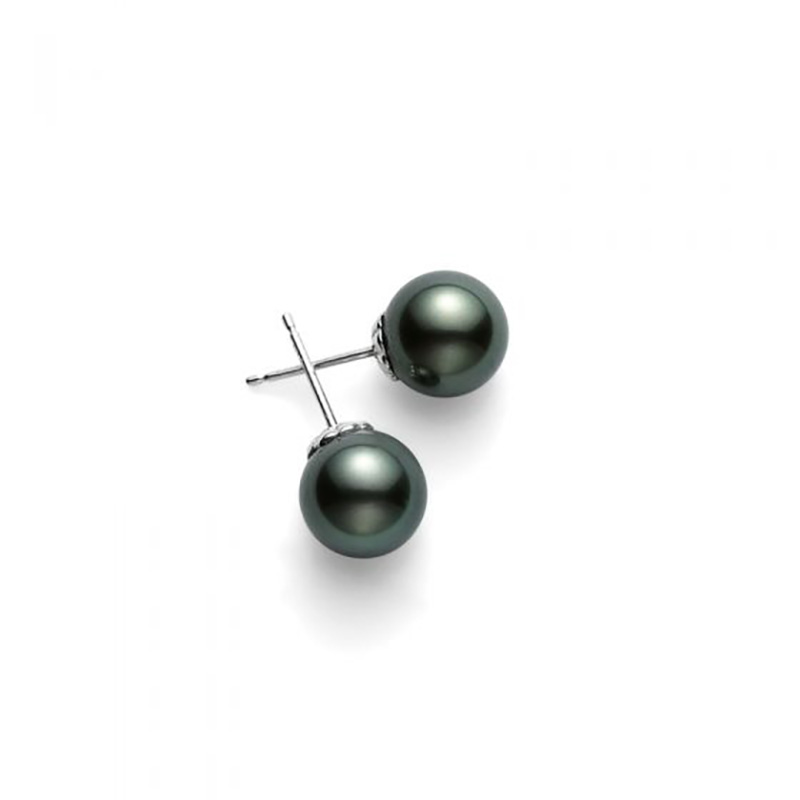 Earrings 2025 black pearl