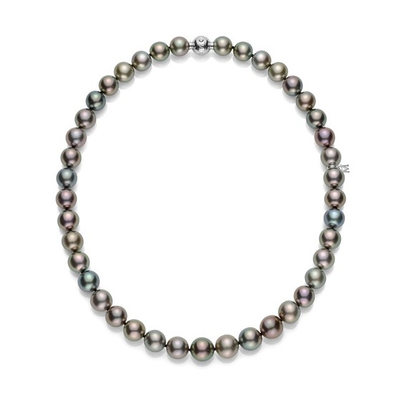 Mikimoto Multi Black Pearl Necklace