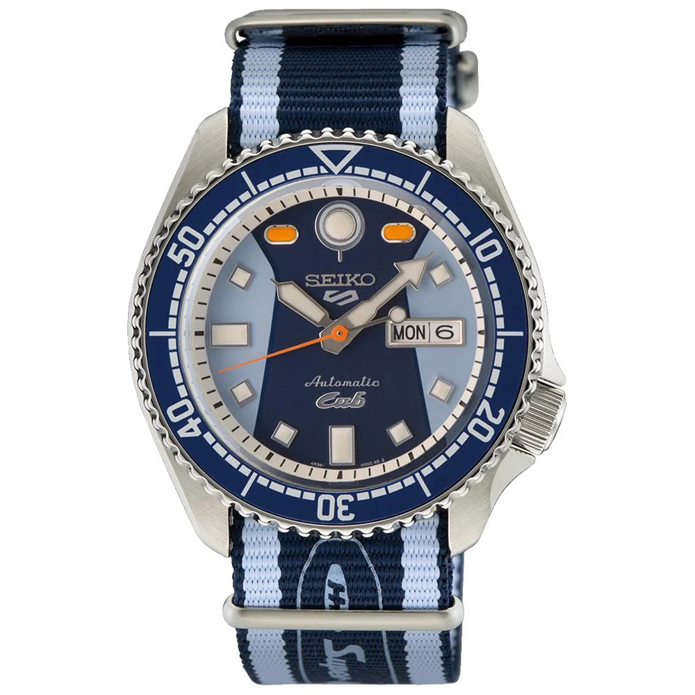 Seiko blue strap on sale watch