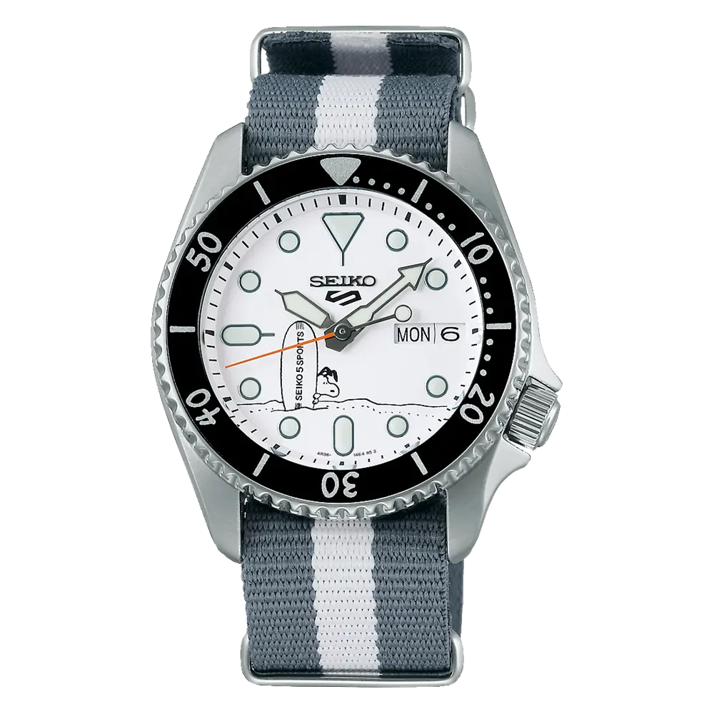 Seiko 5 white deals dial diver