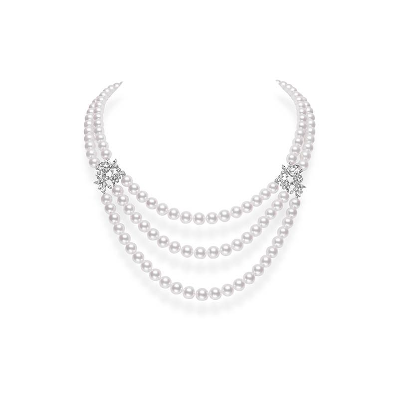 Mikimoto Multi-Strand Akoya Pearl Necklace in Calgary, Alberta