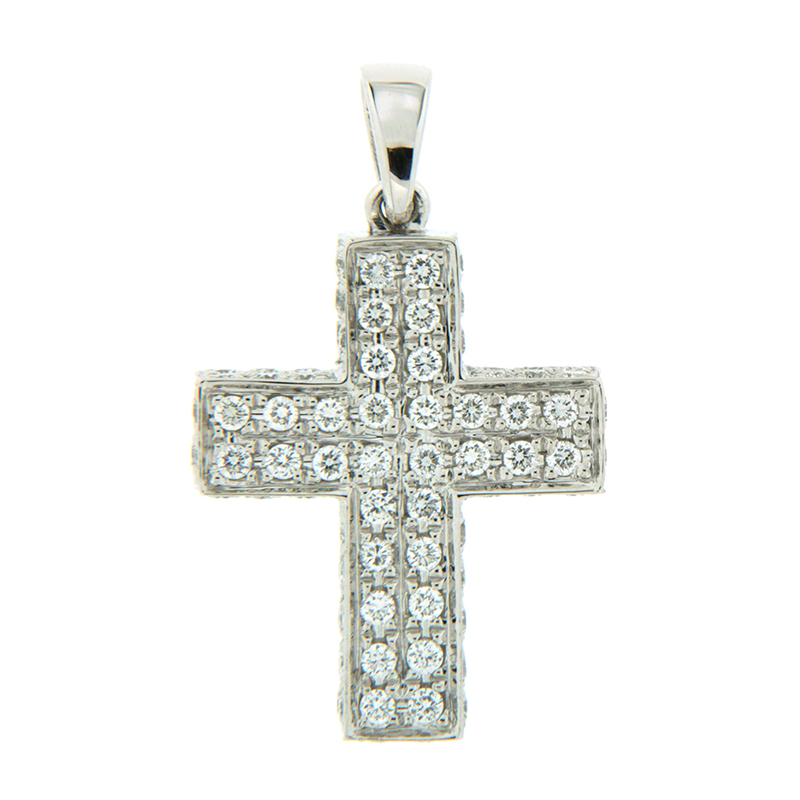 Diamond Cross Pendant - J Vair Anderson Jewellers
